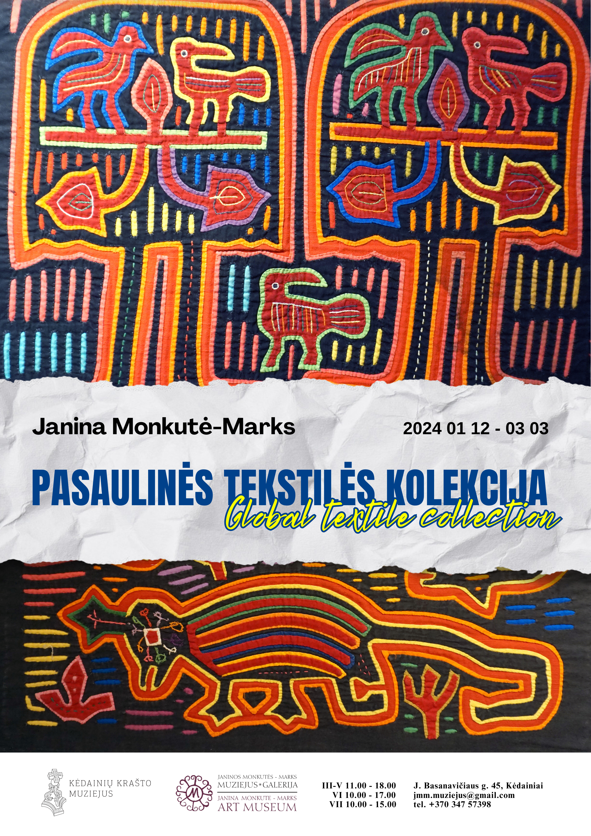 „Janinos Monkutės – Marks pasaulinės tekstilės kolekcija“