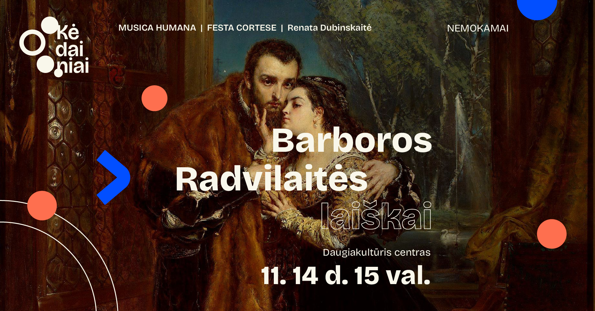 Teatralizuota senosios muzikos, šokio ir poezijos programa „Barboros Radvilaitės laiškai“